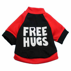 Free Hugs Print Soft Warm Cotton Clothes