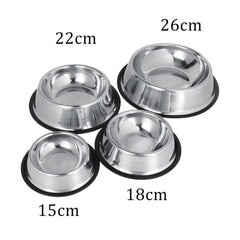 Stainless Steel Water and Food Bowl