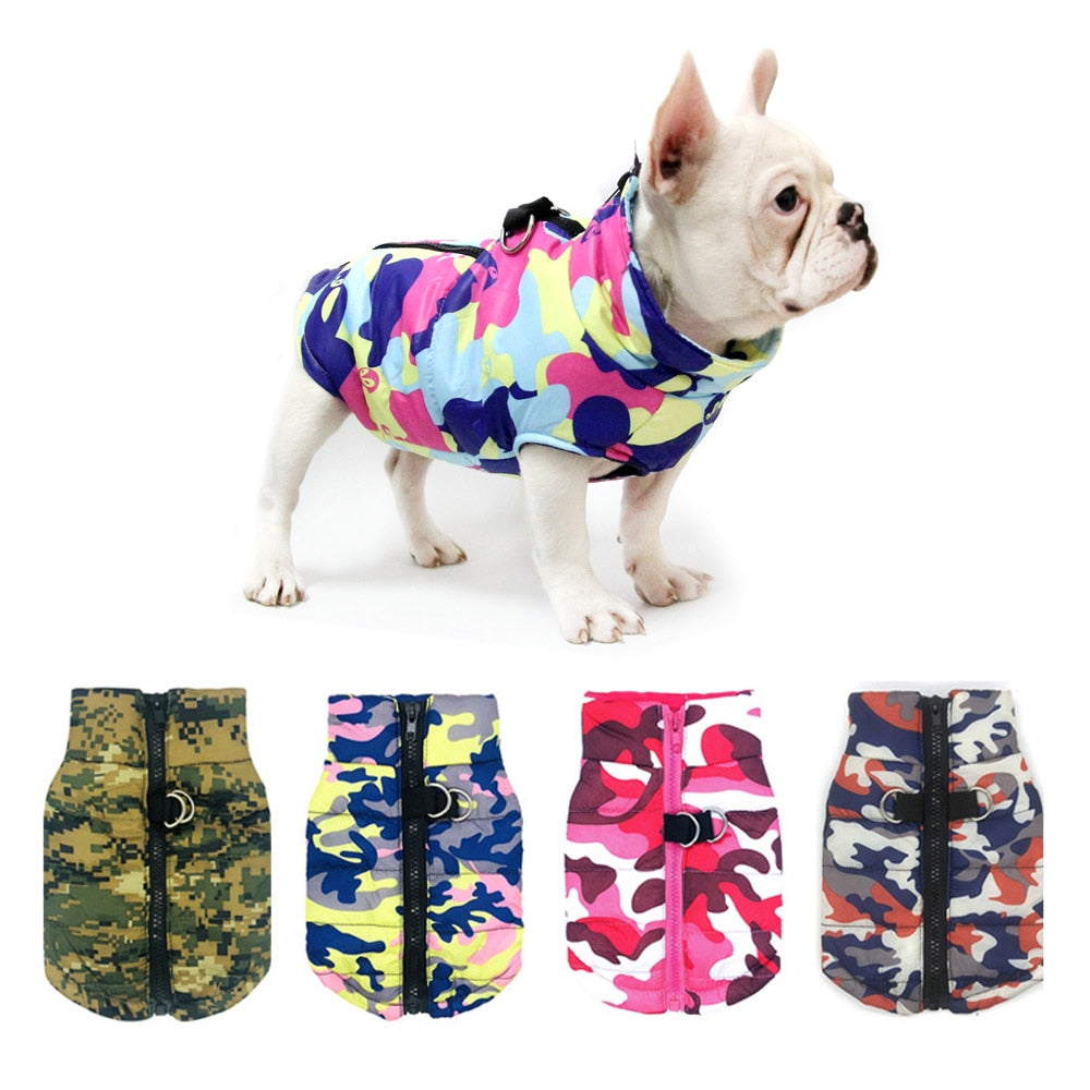 Waterproof Camouflage Vest Design For Dogs