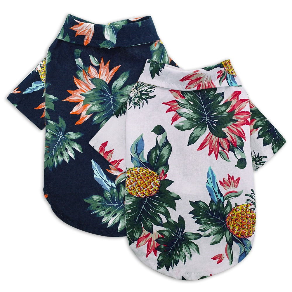 Tropical Design Dog Shirts