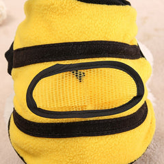 Cute Bumble Bee Dog Hoodie