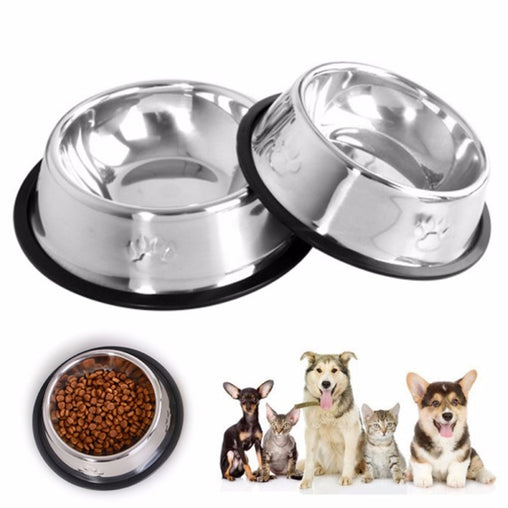 Stainless Steel Water and Food Bowl